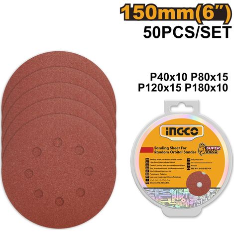 -CAHERSA- LIJAS P80, P120 PARA RS4508 INGCO, REPUESTO PROFESIONAL