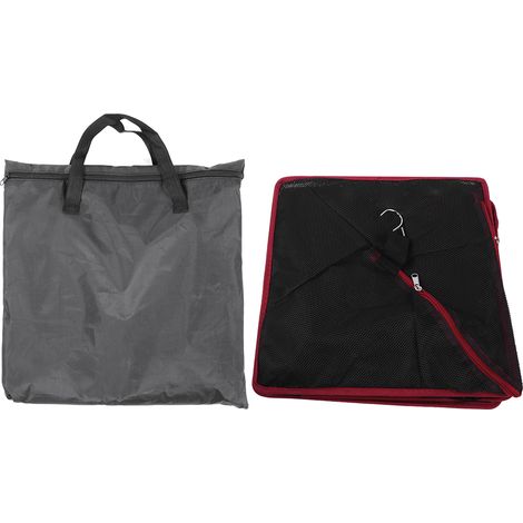 Séchoir suspendu extérieur pliant 4 paniers de rangement pour camping pique-nic filet de séchage pliable (1/5)