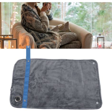 Couverture chauffante USB, châle électrique à température contrôlée, couverture pour les genoux, couverture électrique multifonctionnelle, chauffage et chaleur, gilet d'extérieur, gris foncé. (1/5)