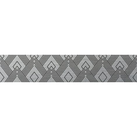 Crédence adhésive horizontale art déco en aluminium (1/2)