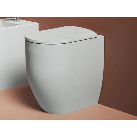 Vaso monet da terra filo muro bianco rimless art ceram 36x52
