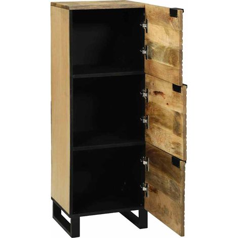 Buffet,Bahut,Highboard Marron 40 x 33 x 110 cm bois de manguier massif CFW86508 (1/5)