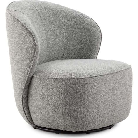 Sillón modelo Úrsula tapizado textil gris, 81cm(alto) 76cm(ancho) 81cm(largo) (1/5)