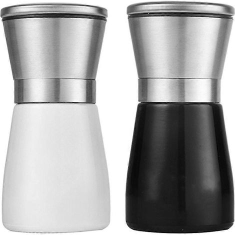 Distributeur en verre, moulin à poivre, moulin de cuisine en acier inoxydable (1/4)