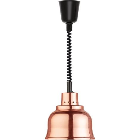 Lampe Chauffante Abat-Jour Cuivre Cordon Extensible - Pujadas