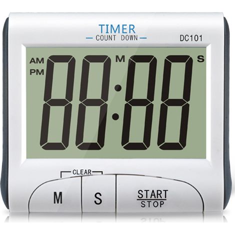 Minuteur de cuisine numérique magnétique électronique 24 h (1/5)