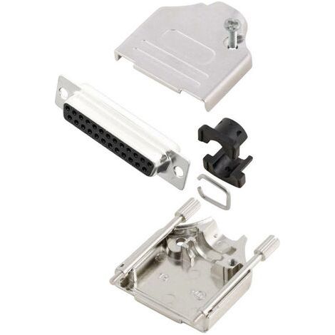 MH Connectors MHDTZK25-DM25S-K Kit embase SUB-D femelle 180 ° Nombre de pôles: 25 fût à souder 1 pc(s) A978111 (1/2)