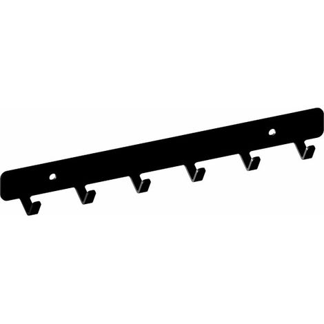 WS60 Kleiderbügel, CLASSIC, schwarz strukturiert (1/4)