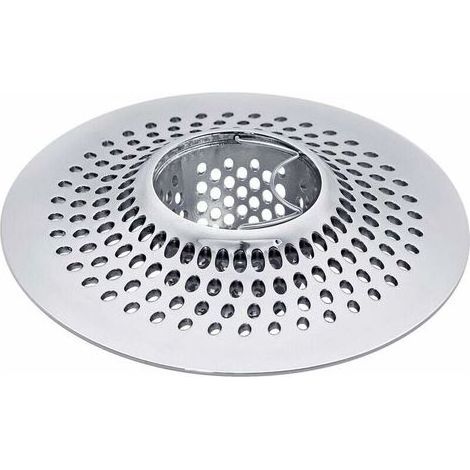 Crépine de vidange ronde en acier inoxydable (1 paquet) (1/5)