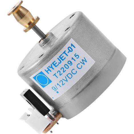 Moteur électrique pour platine vinyle, argenté, 4,5 x 3,23 x 3,23 cm, 1 pièce (1/5)
