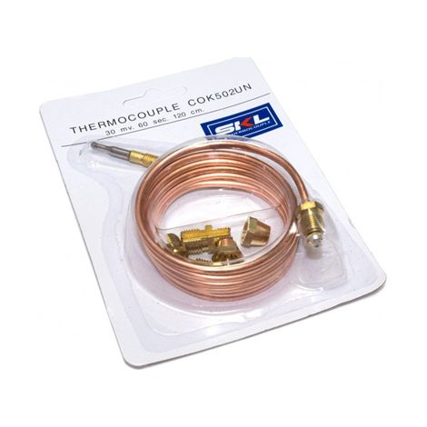 TERMOCOPPIA UNIVERSALE 120CM CON RACCORDI