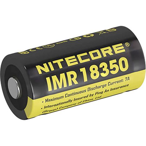 NiteCore IMR 18350 Batteria ricaricabile speciale 18350 Li-Ion 3.7 V 700 mAh 1 pz.