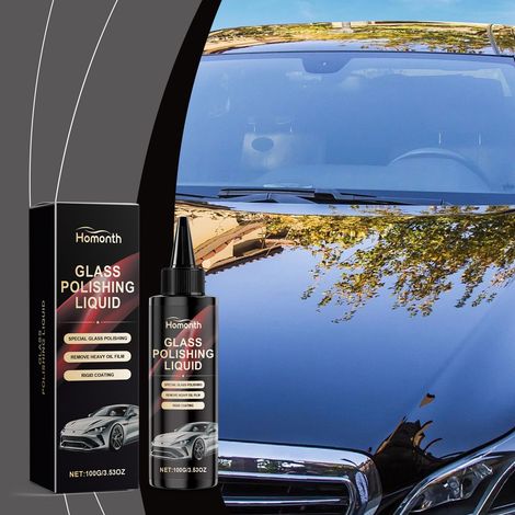 Autoglasreiniger, entfernt Wasserflecken, hellt die Scheiben auf und verhindert Beschlagen – 100 g -- BIEMMEDUE (1/5)