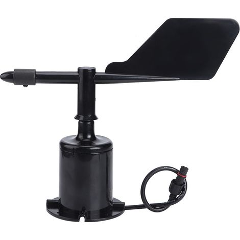 Transmetteur de vitesse du vent omnidirectionnel à 360 degrés et anémomètre, utilisé pour mesurer la vitesse du vent dans des conditions environnementales et météorologiques, câble de connexion 0-10V, (1/4)