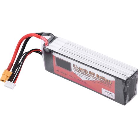 Batterie LiPo rechargeable ZOP POWER 4S 14.8V 4000mAh 60C avec connecteur XT60 pour la modélisation RC (1/5)