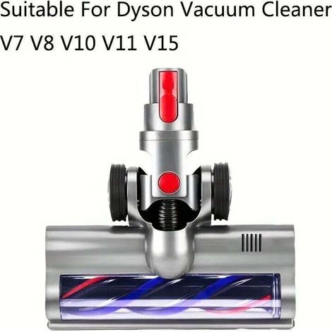 1 piece, suitable for Dyson V7, V8, V10, V11 and V15 electric floor brush models, bristles, floor brushes, tile cleaning, carpets, vacuum cleaner accessories (1/4)