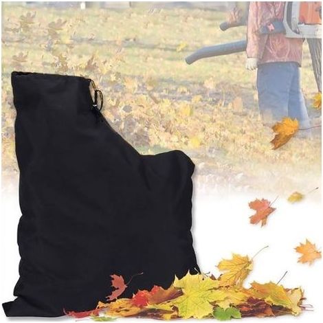 Sac Aspirateur Universel pour Souffleur de Feuilles,Sac de Remplacement pour Souffleur, Sac pour Aspirateur Souffleur, Ramasse Feuilles Mortes, Noir (1/5)