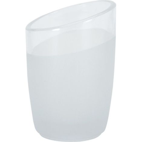 Gobelet Verre LEVEL Blanc Spirella