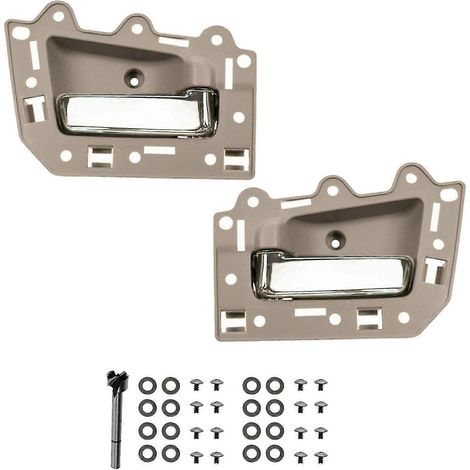 Ensemble de poignées de porte intérieures arrière gauche et droite, 2 pièces, pour Grand Beige et Chrome 2005 – 2011 (1/4)