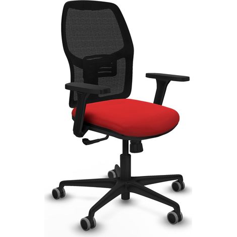 Silla de oficina piqueras y crespo Alfera crema mecanismo sincronizado (1/2)
