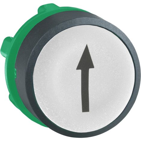 CYBERALL SCHNEIDER ELECTRIC ZB5AA334 HARMONY BLANC TÊTE DE BOUTON POUSSOIR, FLÈCHE HAUTE, 22 MM DIAMÈTRE DE FIXATION (1/3)