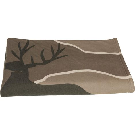 Amadeus - Plaid Paysage kaki 130x170 cm (1/3)