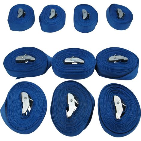 Cambuckle Tie Down Straps 25MM 450KG 5M x10 (Lashing Cargo Straps Secure Hold Cam) (1/5)