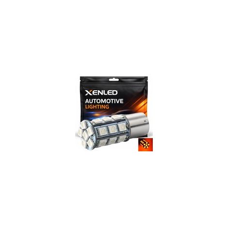 Ampoule 24 LED SMD ORANGE - BA15S / P21W / 1156 / T25 - Orange (1/5)