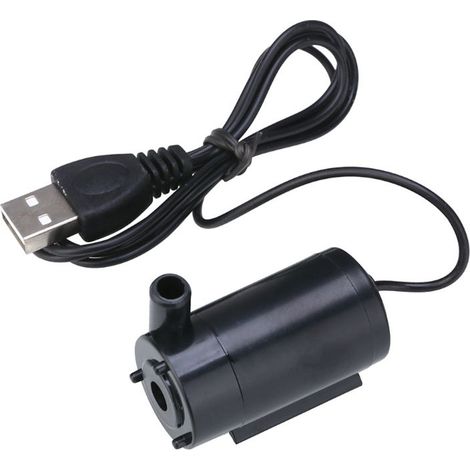 Petite pompe Submersible Ultra silencieuse DC 5V USB, filtre à eau pour Aquarium (1/5)