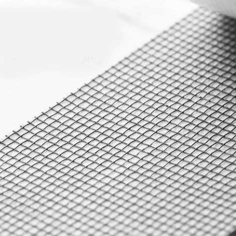 Feinmaschiges Klebeband zur Reparatur von Löchern in Moskitonetzen, 5 cm x 2 m (schwarz), 5 cm x 2 m (1/4)