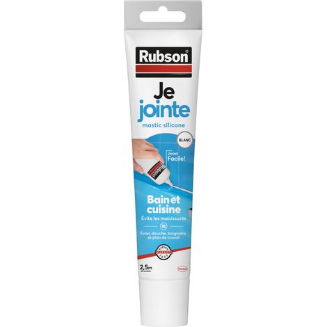Silicone sigillante "Je Jointe" bianco, tubo da 50 ml
