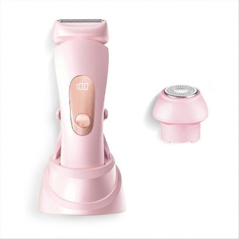 Tondeuse maillot pour femmes - Rasoirs électriques indolores pour une peau douce, tondeuse 2 en 1 pour femmes, étanche IPX7 (1/5)