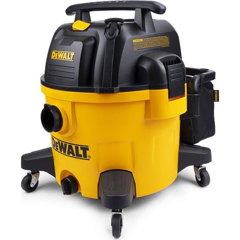 Aspirateur Eau et Poussière DXV34P, 1200 W, Cuve Polypropylène de 34 l, Jaune (1/5)