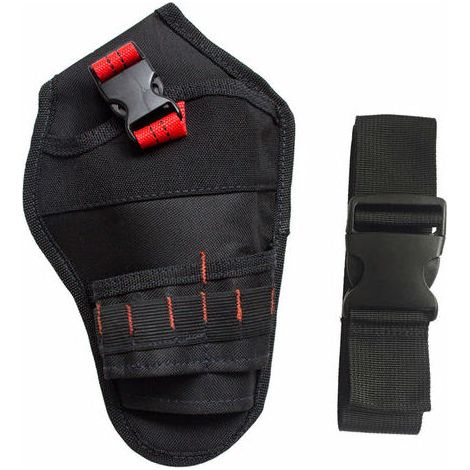 1680D Portable Cordless Drill Waist Belt for Power Tools Black (1/5)