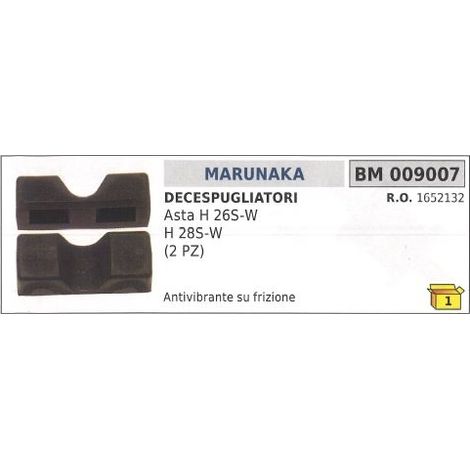 Antivibrante asta MARUNAKA decespugliatore ASTA H 26S-W H 28S-W (2 PZ) 009007