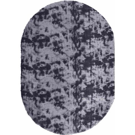 Maison Exclusive - Teppich Shaggy Hochflor NAVARRA Dunkelgrau 300