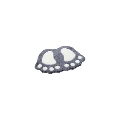 Tapis de bain antidérapant, tapis de douche pour grande taille, tapis shaggy absorbant-Crezuo