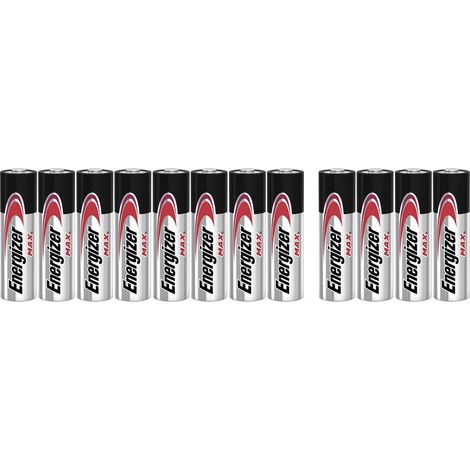 Pacchetto blister 8 + 4 batterie max tipo lr6 (aa) energizer (1/5)