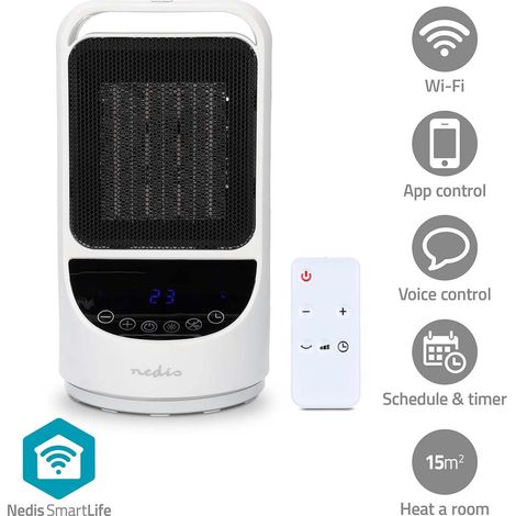 NEDIS Radiateur Soufflant 1500W PTC en Céramique Smartlife (1/5)