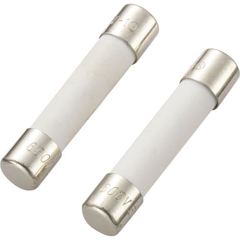 TRU COMPONENTS 702632 6FF-1 HOLLY Multimetersicherung (Ø x L) 6.35 mm x 31.8 mm 0.5 A 600 V Superfli