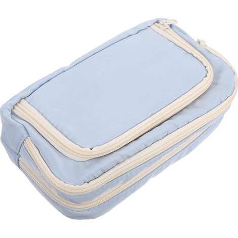 Trousse à Crayons de Grande Capacité avec Compartiments Organisateur de Fournitures Artistiques Polyester pour Étudiants et Artistes Sac de Rangement Portable et Pratique (1/5)