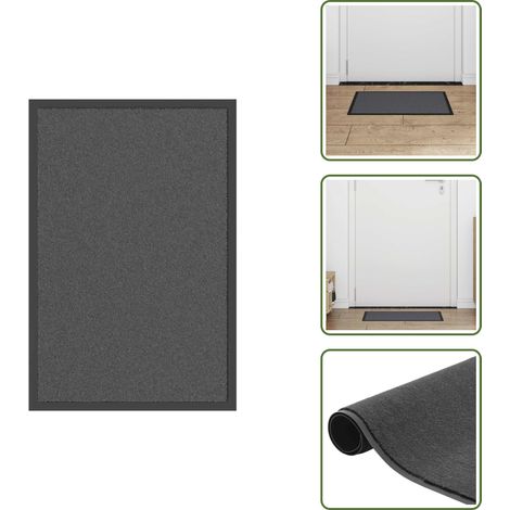 vidaXL Paillasson Anthracite 40x60 cm (1/5)