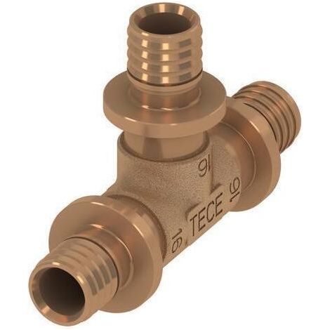 TECEflex T-Stück Rotguss d= 16mm (1/5)