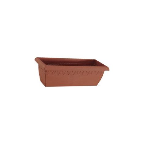 Jardinera de plástico rectangular "Gardenia" 58x24x19cm 509 058 (1/5)