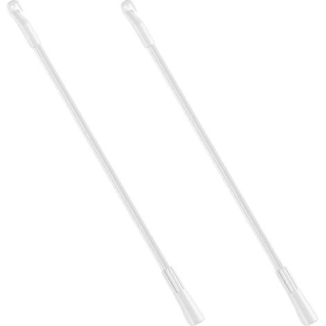 Tringles à rideaux de rechange en alliage d'aluminium (paquet de 2) pour usage domestique. (1/5)
