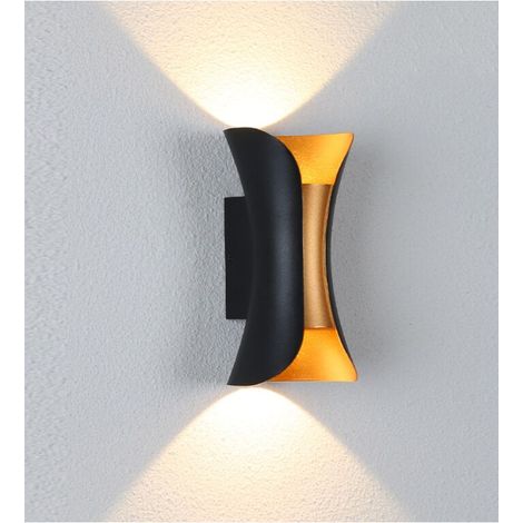 Außenwandleuchte Innenwandleuchte Nachttischlampe Wandleuchte (10 W warmes Licht)