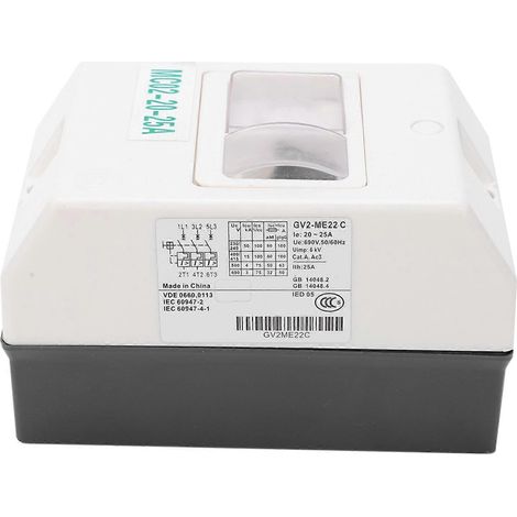 Motorschutzschalter, Leitungsschutzschalter, wasserdichter Schutz, Ersatzteil MC02‑20‑25A 220V/380V