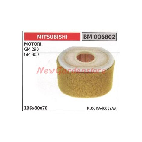 Luftfilter MITSUBISHI 2-Takt-Motor Freischneider und Heckenschere 006802
