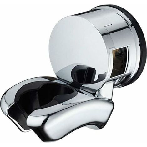 Cintrer sans Support de Forage Salle de Bain Montoir de Poche Porte-pommeau de Douche Moderne ABS Rack Portable avec aspirateur à Ventouse (1/5)