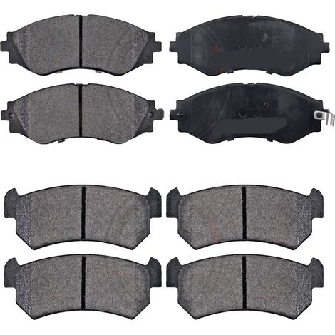 KIT PASTIGLIE FRENO ANTERIORI E POSTERIORI compatibile con DAEWOO LACETTI 2 (KLAN) / PASTIGLIE FRENANTI AUTO OEM FDB1905,FDB1889 / SOSTITUZIONE DIRETTA / BASSA POLVERE / SILENZIOSO (1/4)